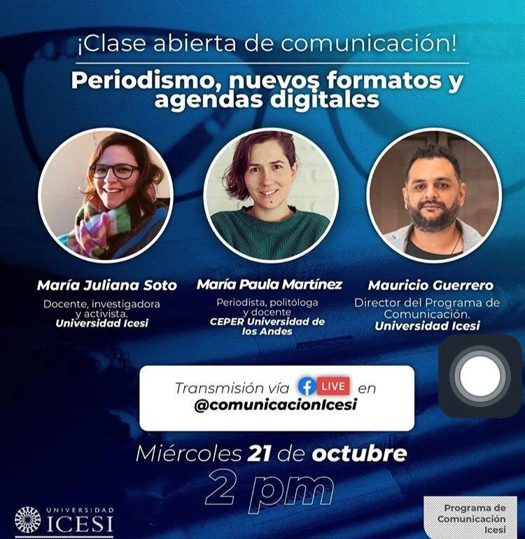 [2020-2] Clase 11: periodismo, nuevos formatos y agendas digitales.