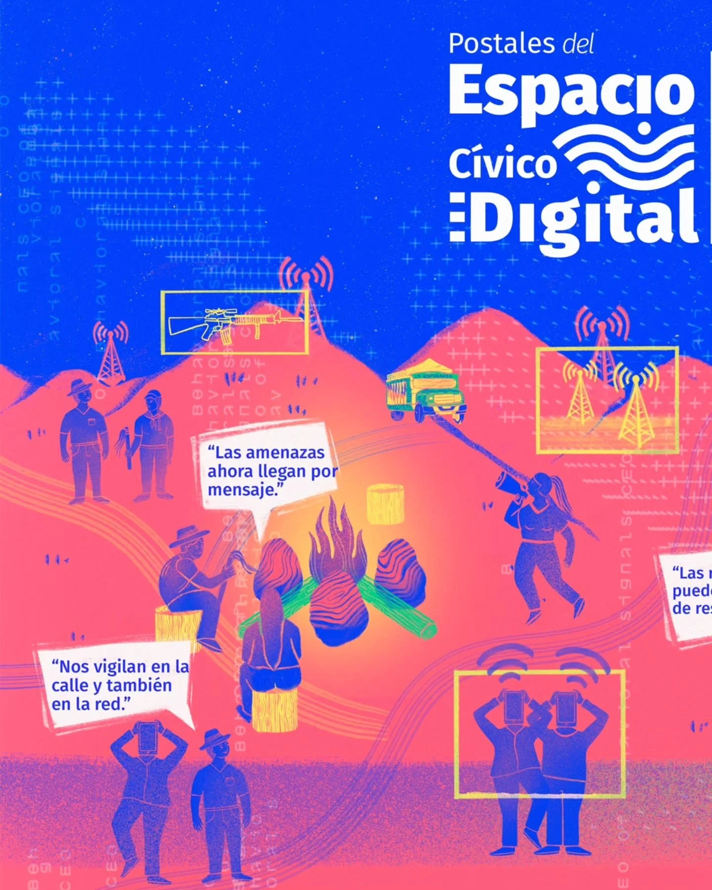 📍 Postales del Espacio C&iacute;vico Digital &ndash; Cauca
🔊 &iquest;A qu&eacute; suena cuidar y defender la vida en entornos digitales?

Entregamos esta postal a las organizaciones participantes en el Cauca como una memoria gr&aacute;fica de lo qu