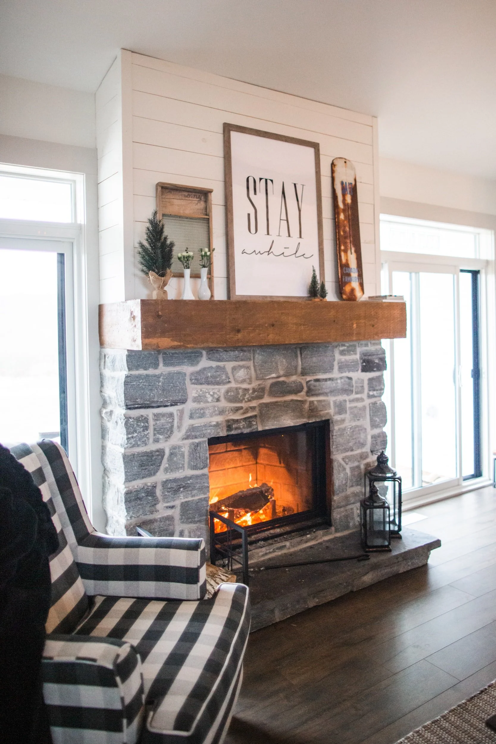 Aspects of an Interior Fireplace Remodel