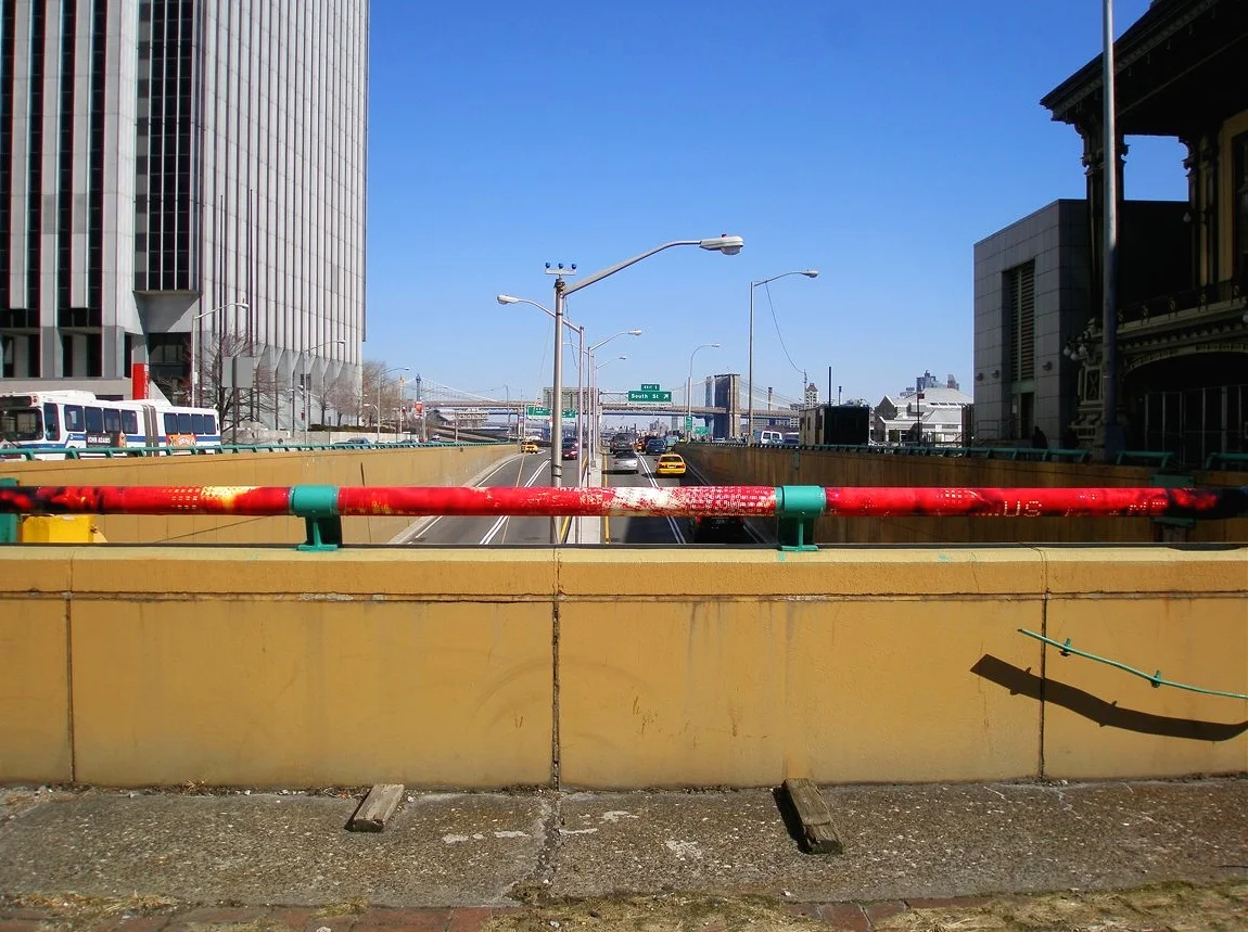 The FDR @ Whitehall St., Financial District, Manhattan, inkjet photographs, 2008