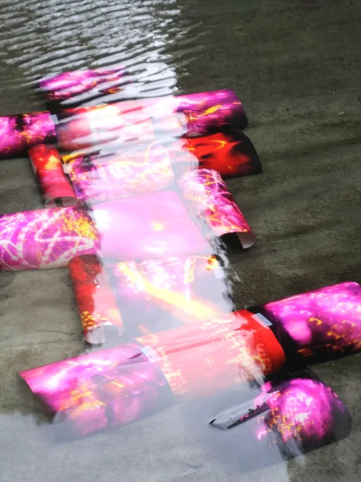 16 Beaver St. (flooded Roof), Financial District, Manhattan, inkjet photographs, 2007