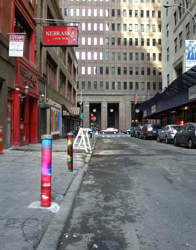 Stone Street, Financial District, Manhattan, inkjet photographs, 2007