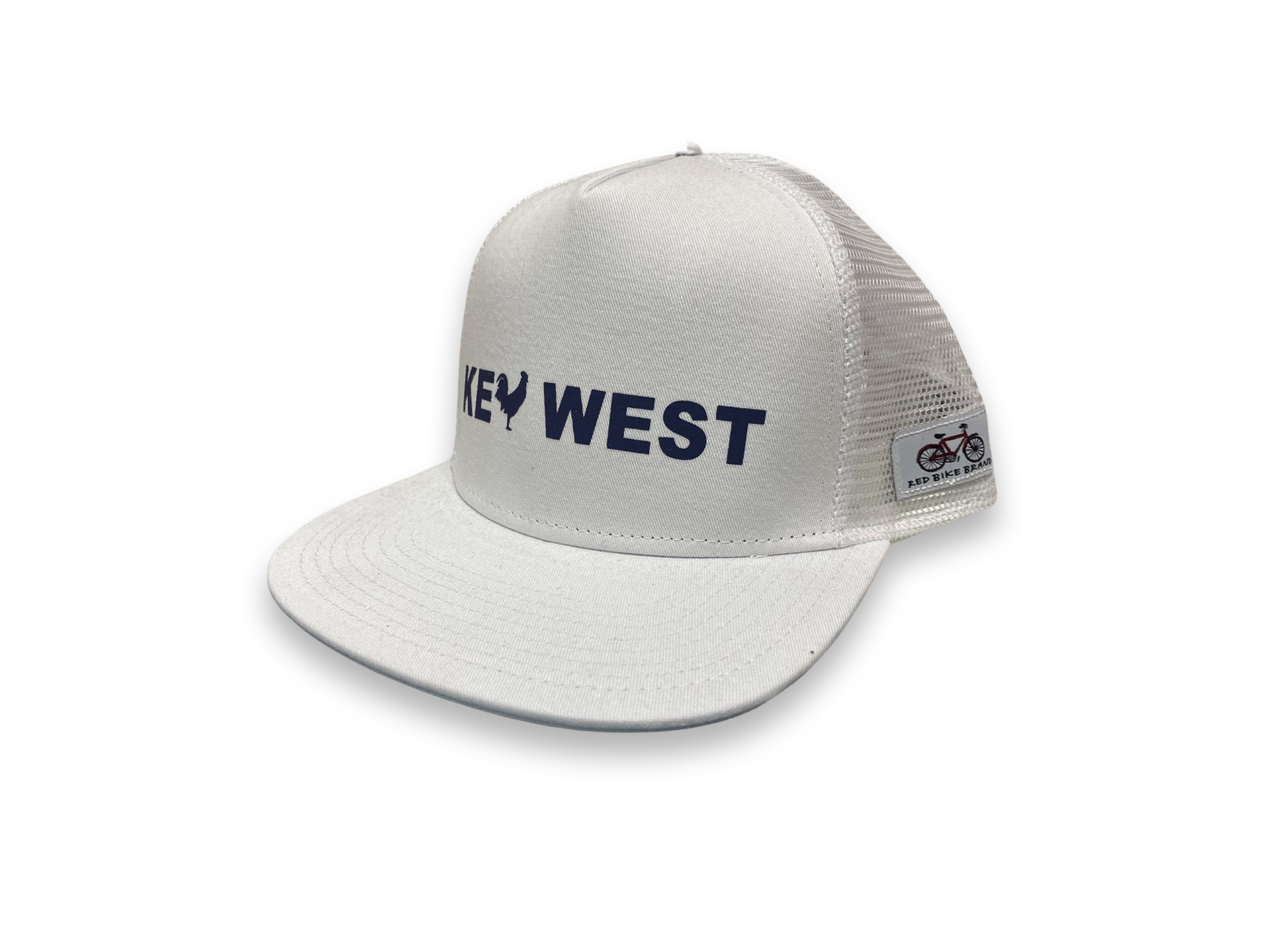 Key West Rooster Hat/ White — Red Bike Brand