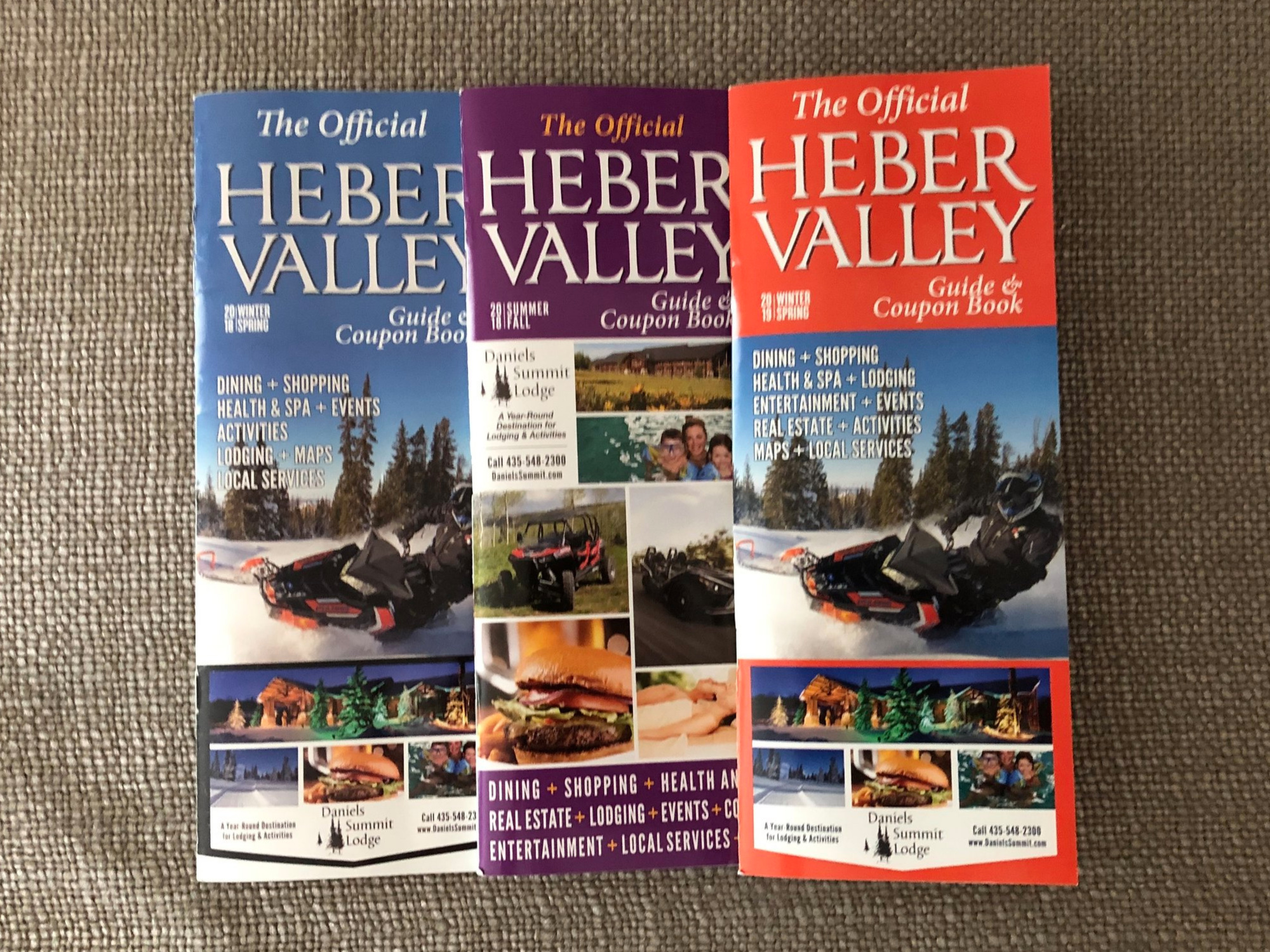 THE OFFICIAL HEBER VALLEY GUIDE &amp; COUPON BOOK