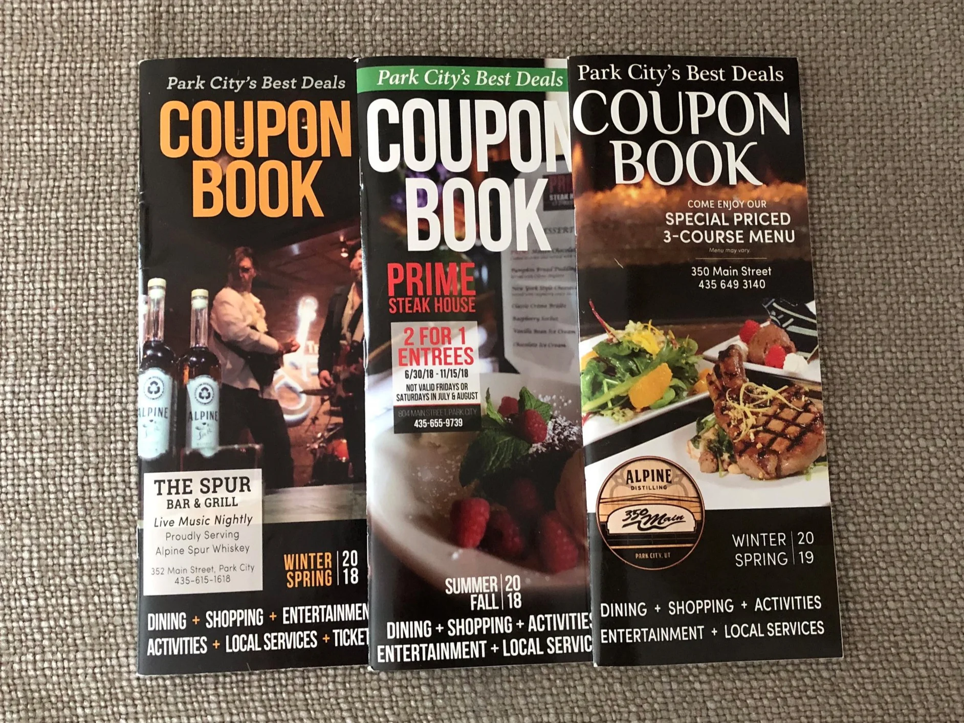 THE OFFICIAL PARK CITY GUIDE &amp; COUPON BOOK