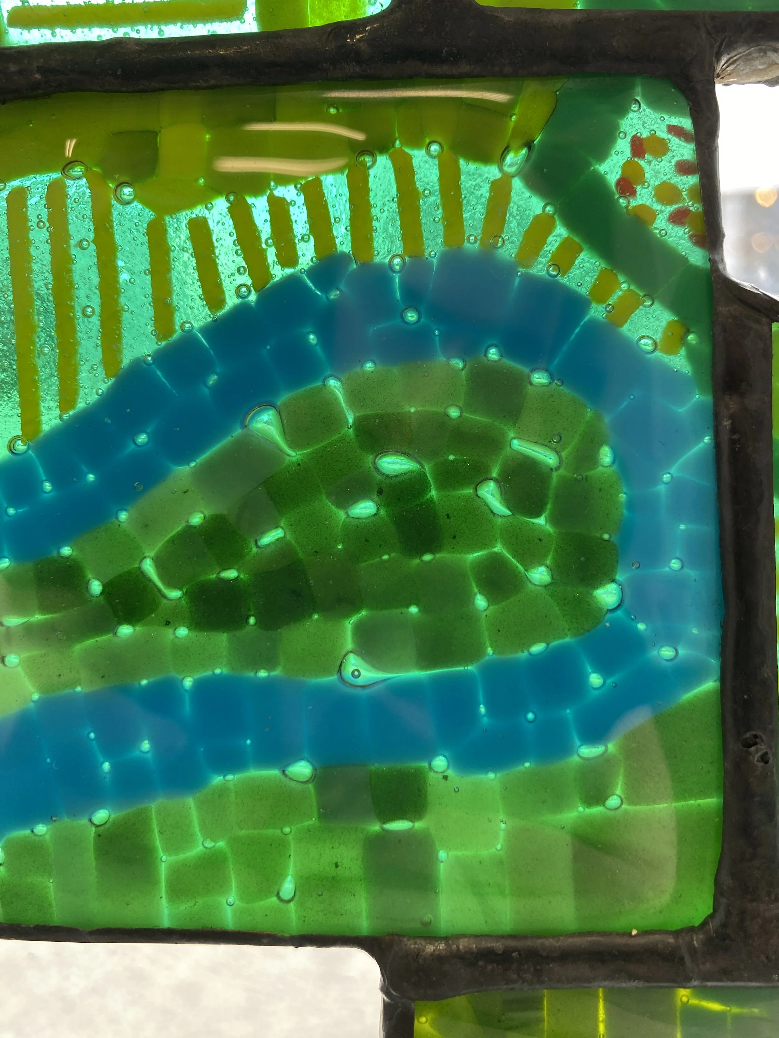 Glass Map with lighting from behind