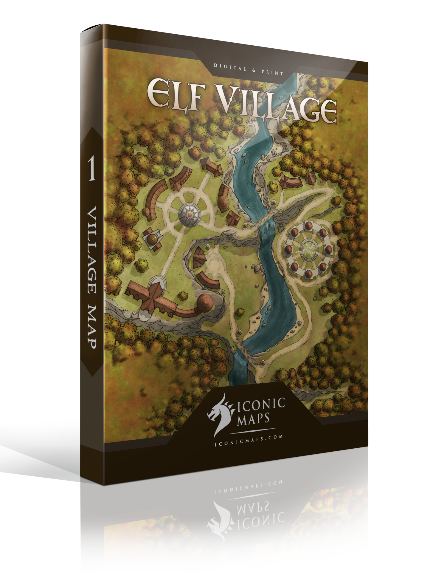 3D Display Elf Village.png
