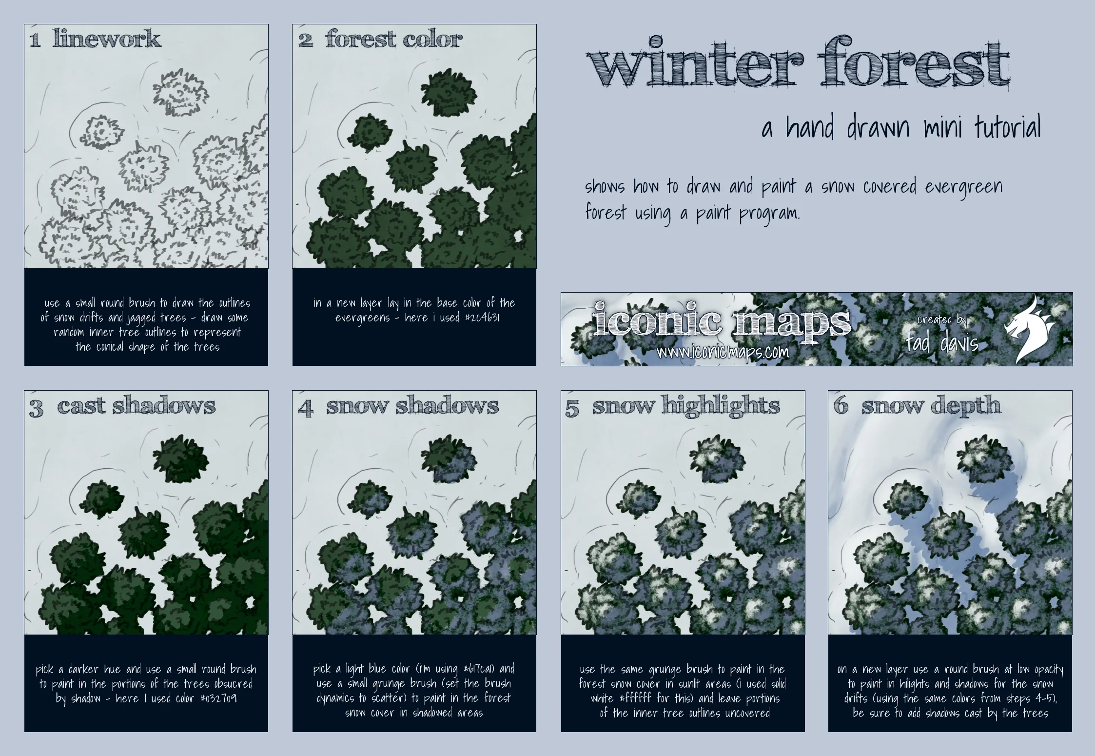 Winter Forest Tutorial