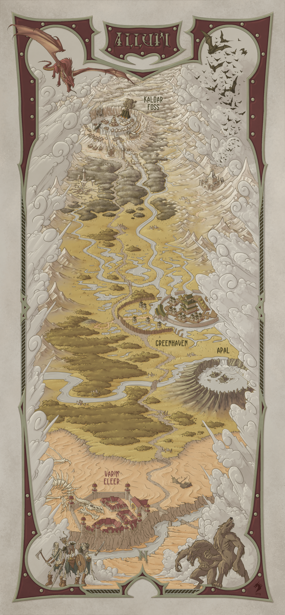 Map of the World of Illum
