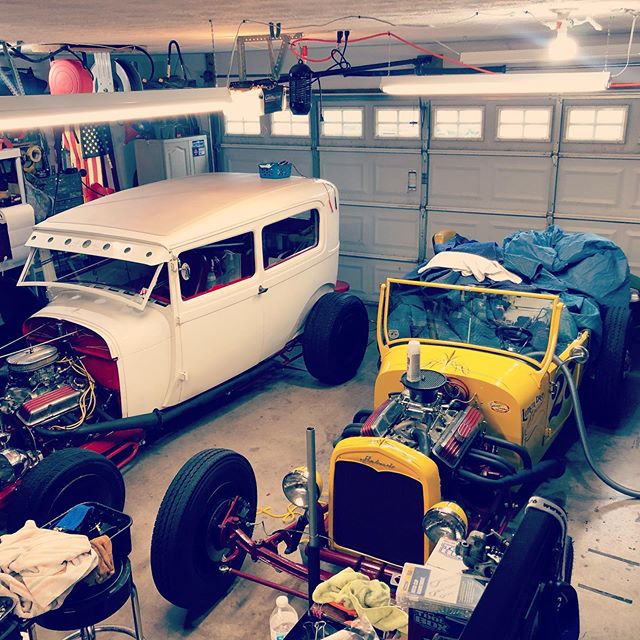 Current garage situation #27 and #29 and the #29modela in progress