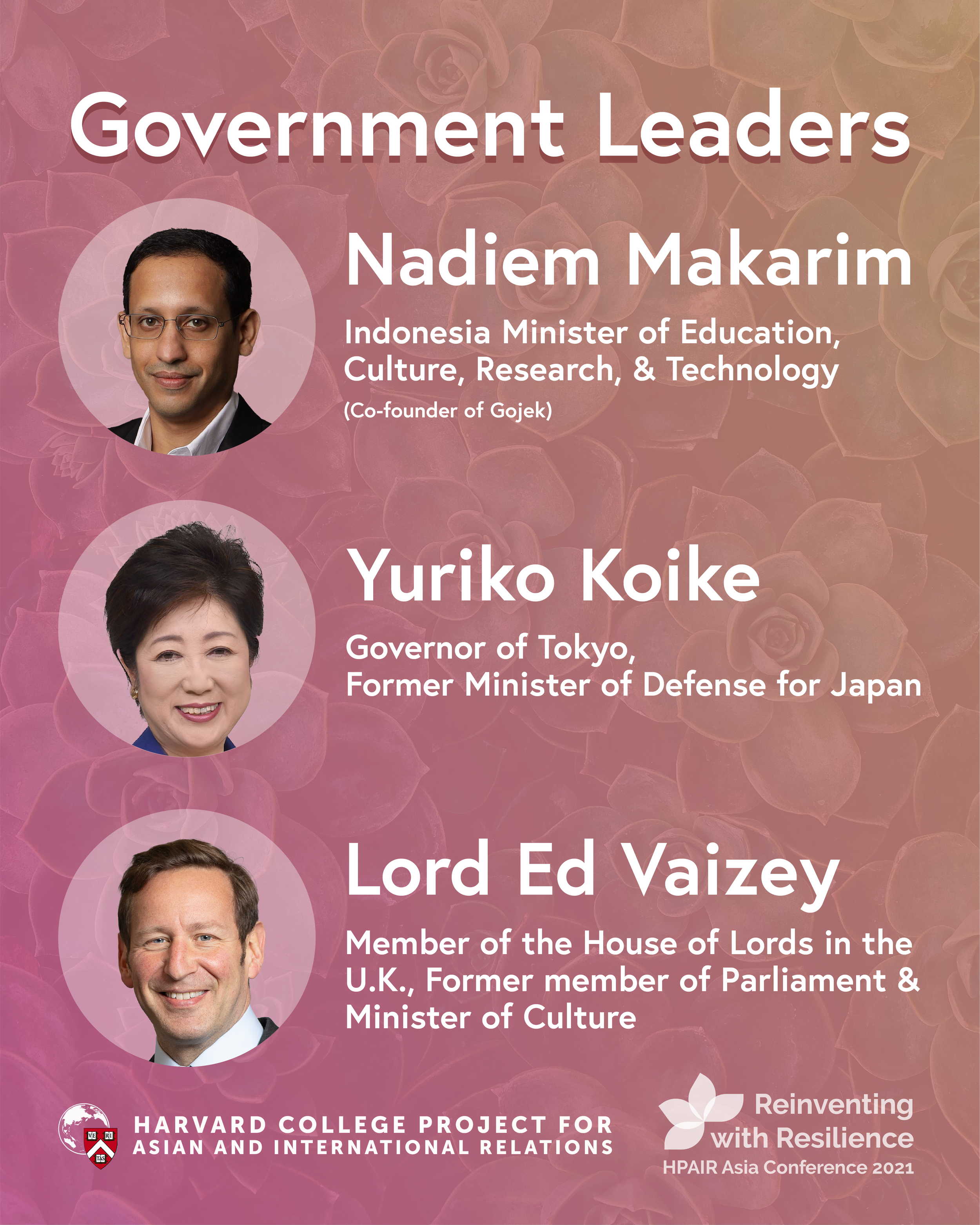 Government Leaders at ACONF