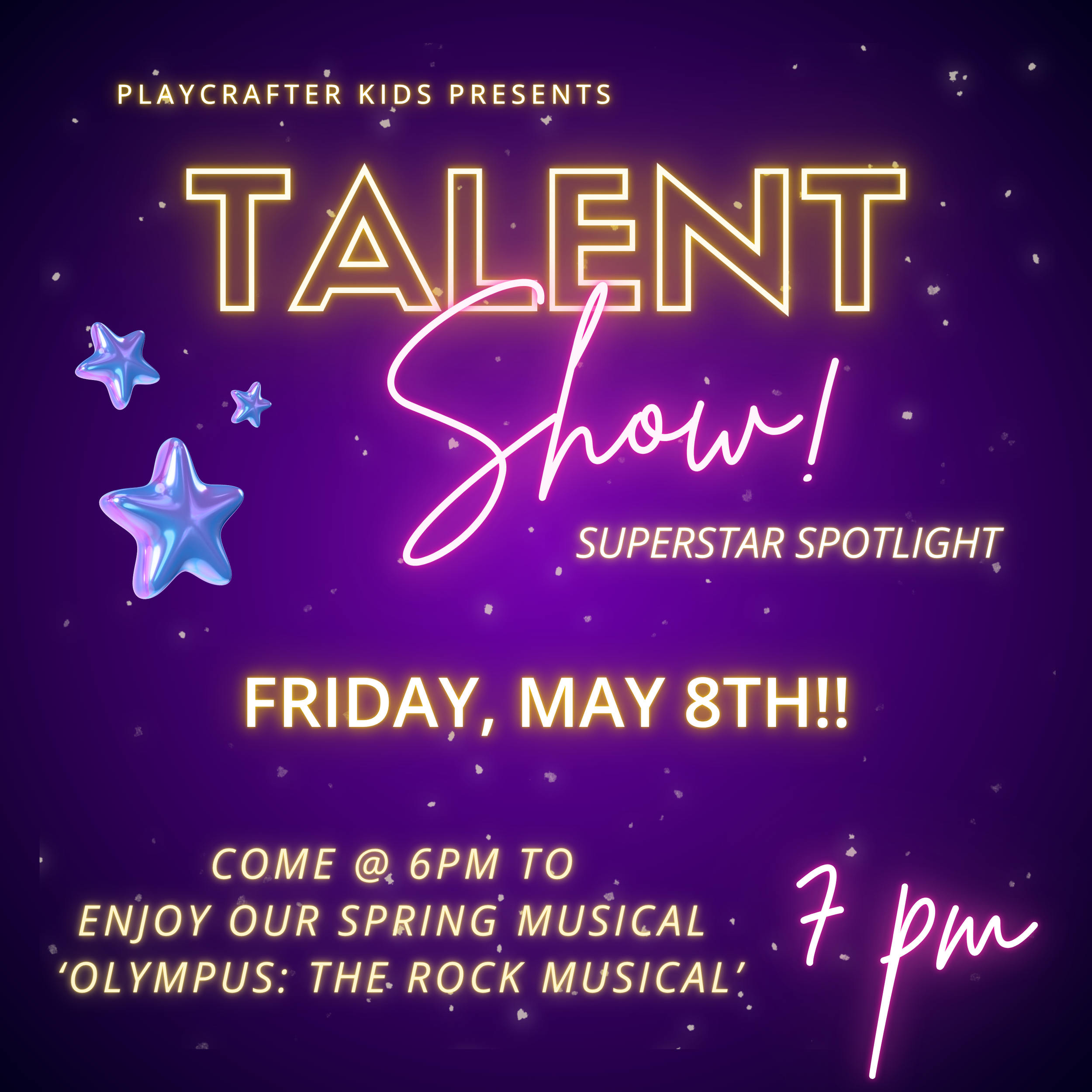 Playcrafter Kids Talent Show