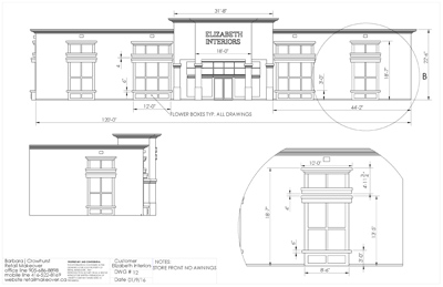 ELIZ INTERIORS STORE FRONT NO AWNINGS. DRAWING NUMBER 12.jpg