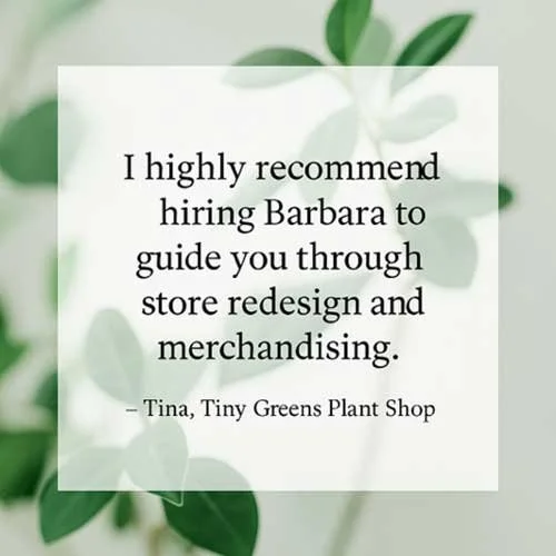 &ldquo;Working with Barbara has been one of the most rewarding steps I&rsquo;ve taken for my business. &ldquo; 💚

She saw the potential in my store before I could. With her guidance, the space feels fresh, open, and beautifully put together &mdash; 