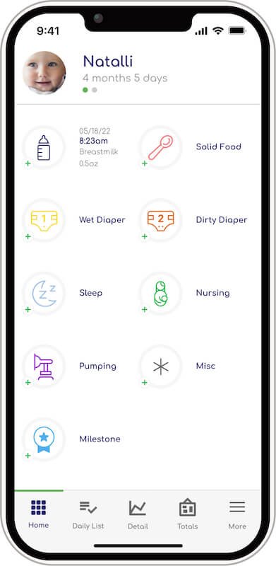 Effortless Baby Tracking with Talli Baby Tracker: Feedings