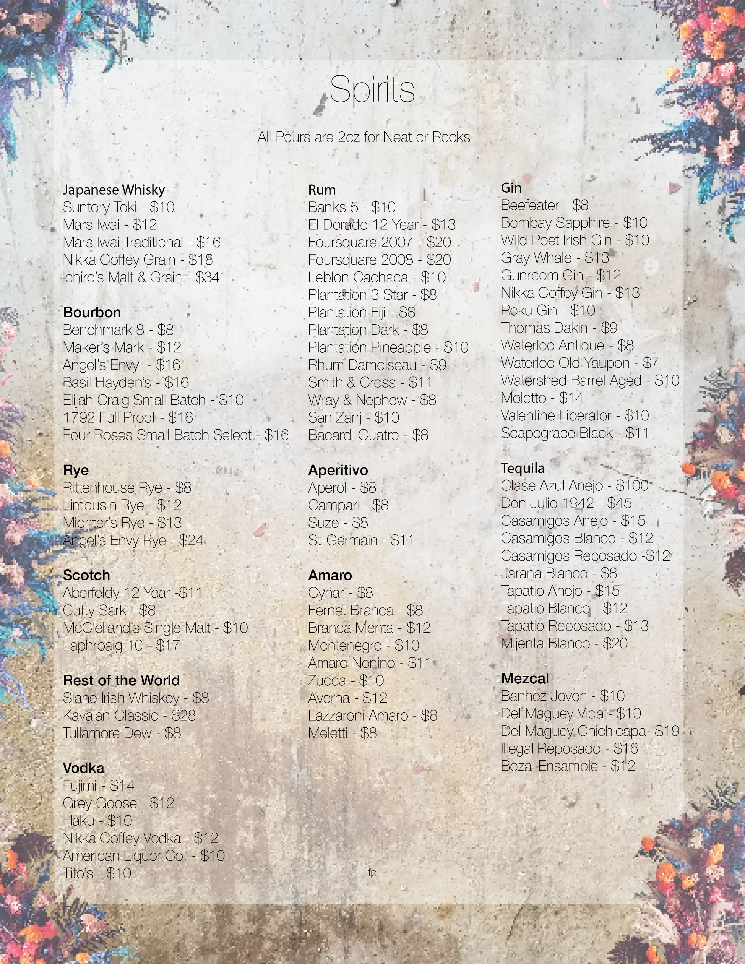 Menu — FLOWERS OF VIETNAM