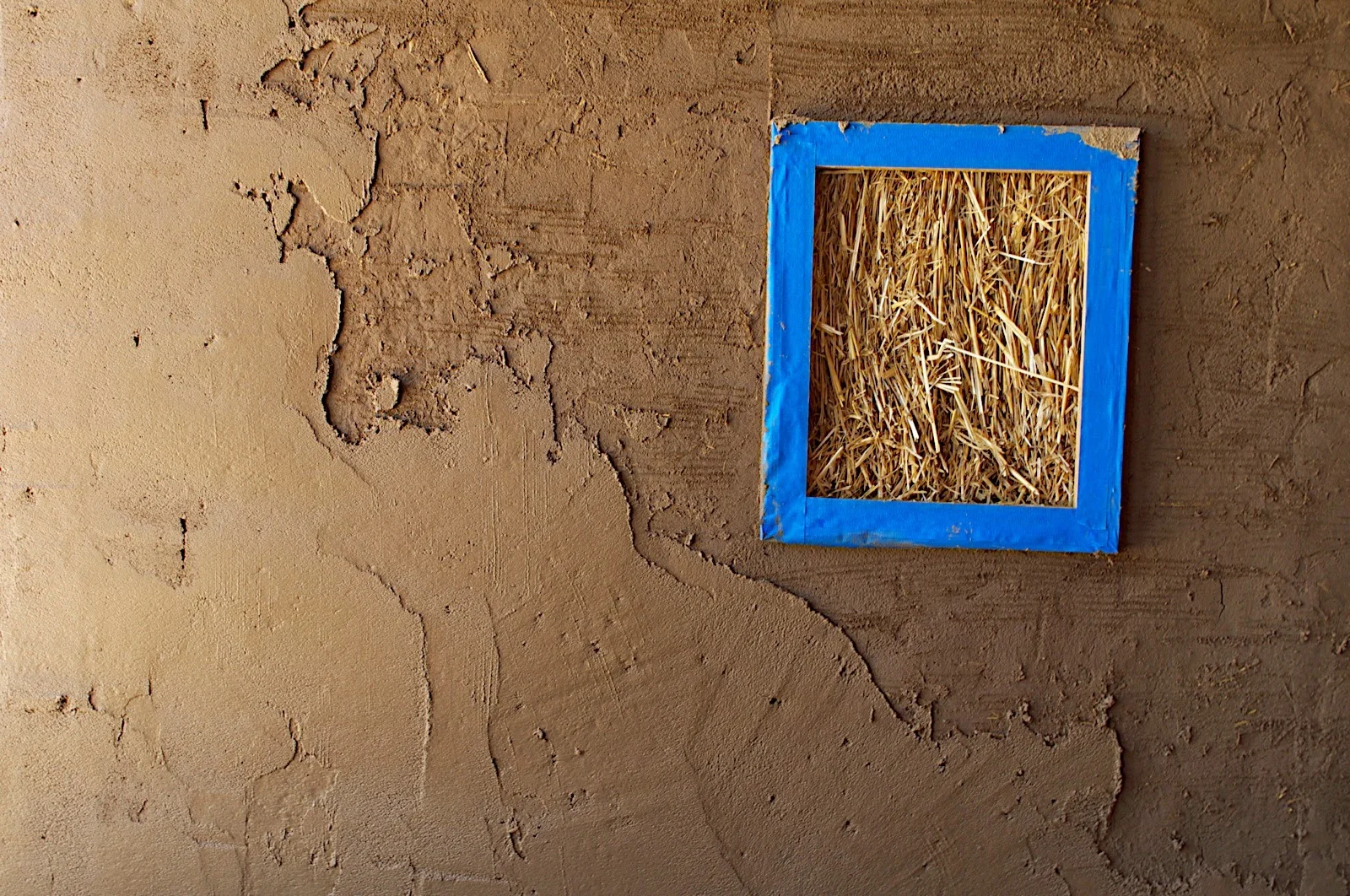 Window of Truth - commonly included in straw bale homes to show what it’s made of!