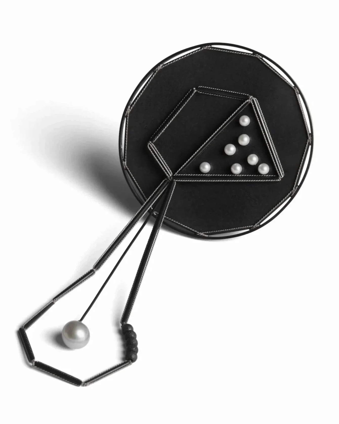 Seven and Five Brooch
