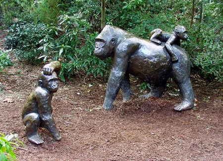 Lowland Gorilla Family 