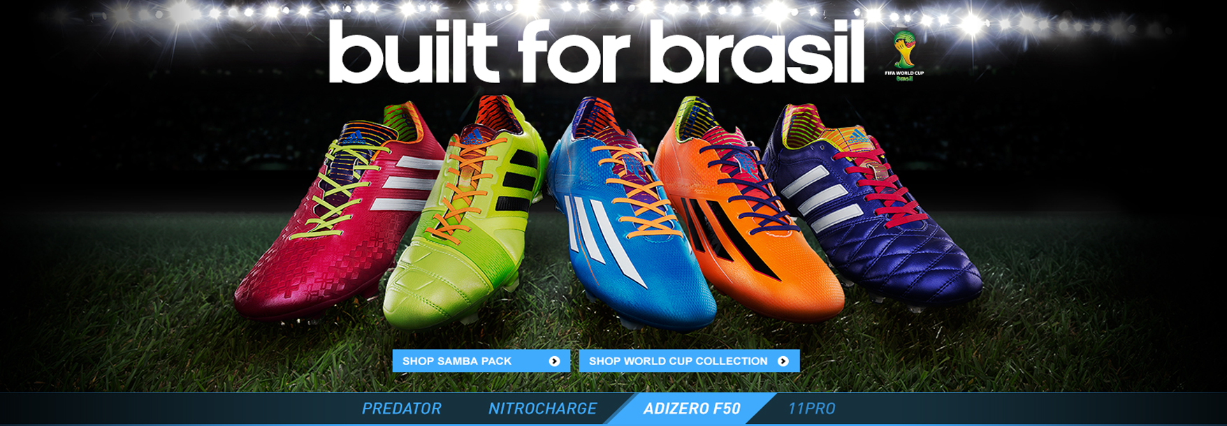 Adidas | Built for Brazil Web Campaign