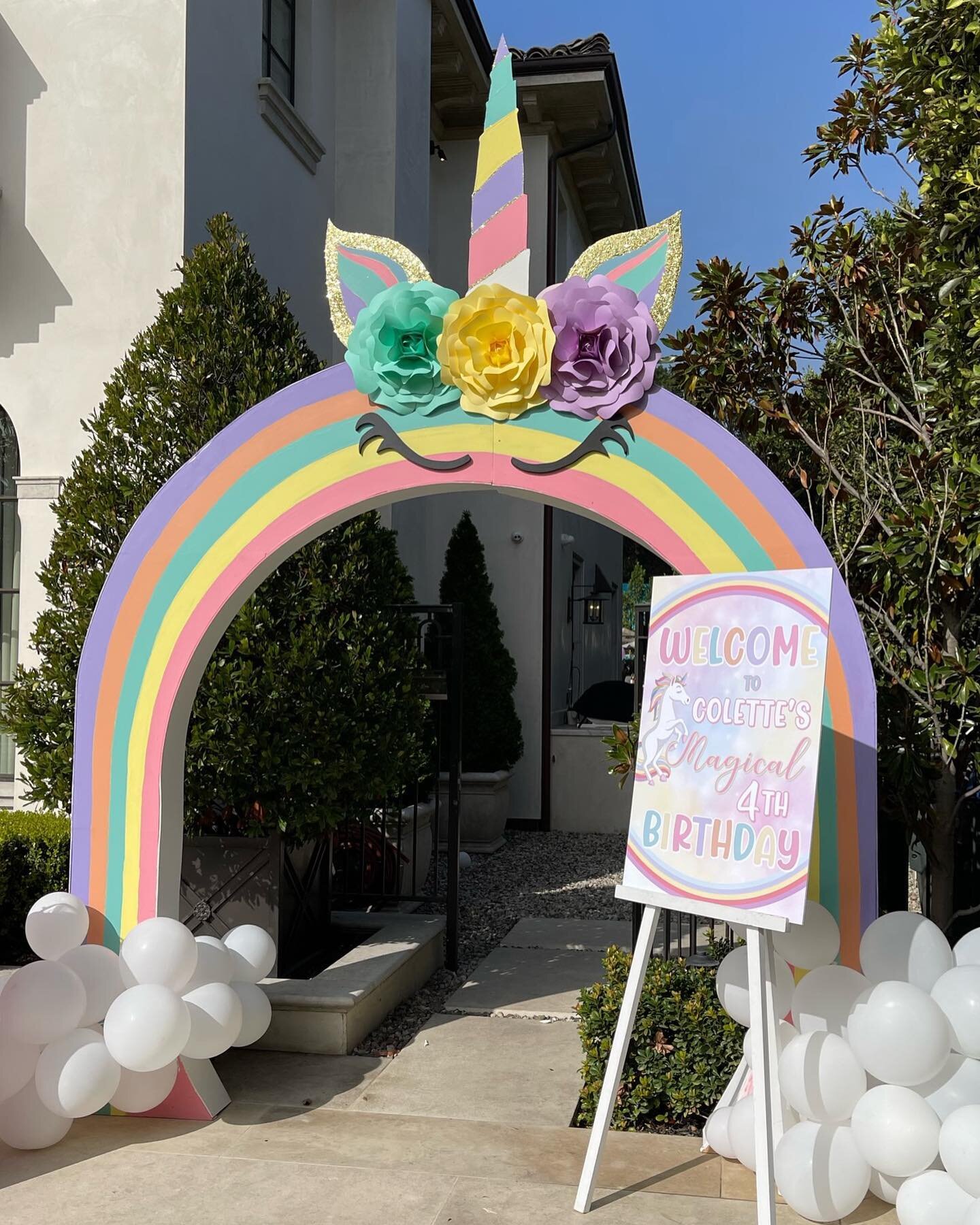 Sprinkled some magic and pixie dust on a bunch of unicorns yesterday for a sweet 4th birthday party 🦄 🌈✨🧚&zwj;♀️ 🎈

That&rsquo;s right, we had a double-header this weekend because events are back&hellip;with a vengeance but we are here for it. 

