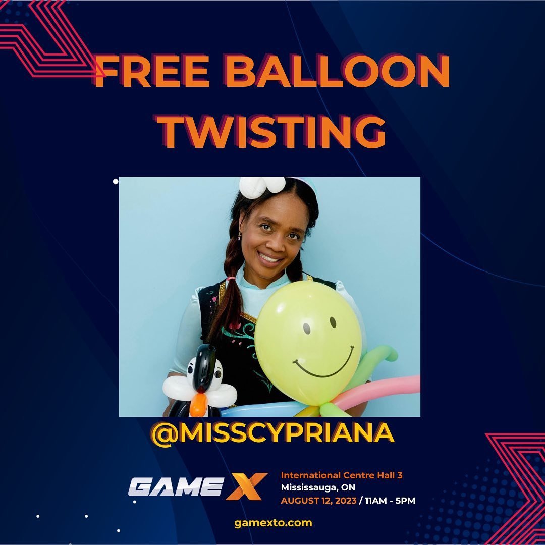 Free Balloon Twisting at GAMEX Toronto 2023 | Family Fun for All Ages