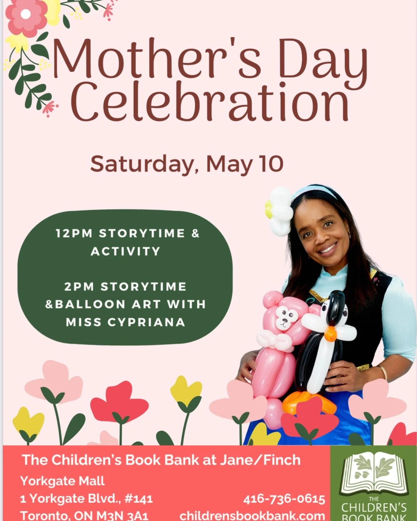 Mother’s Day Balloon Twisting Event in Toronto | Miss Cypriana
