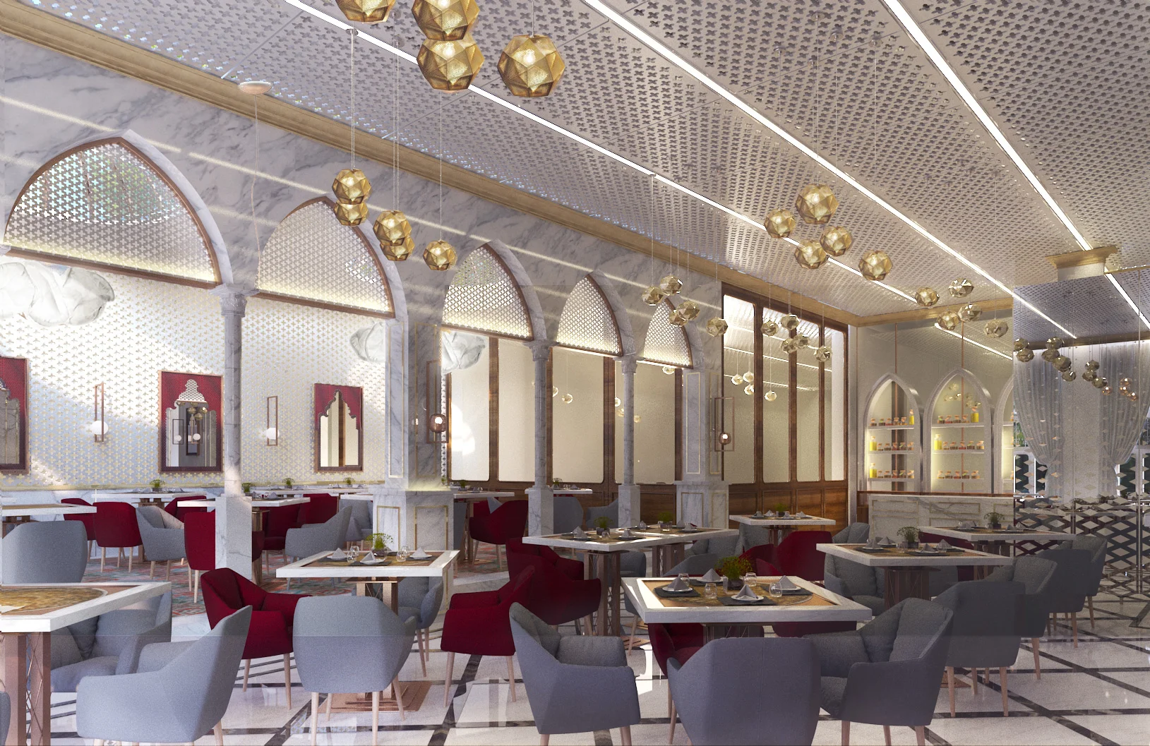 BURJ AL HAMAM RESTAURANT - Riyadh, KSA