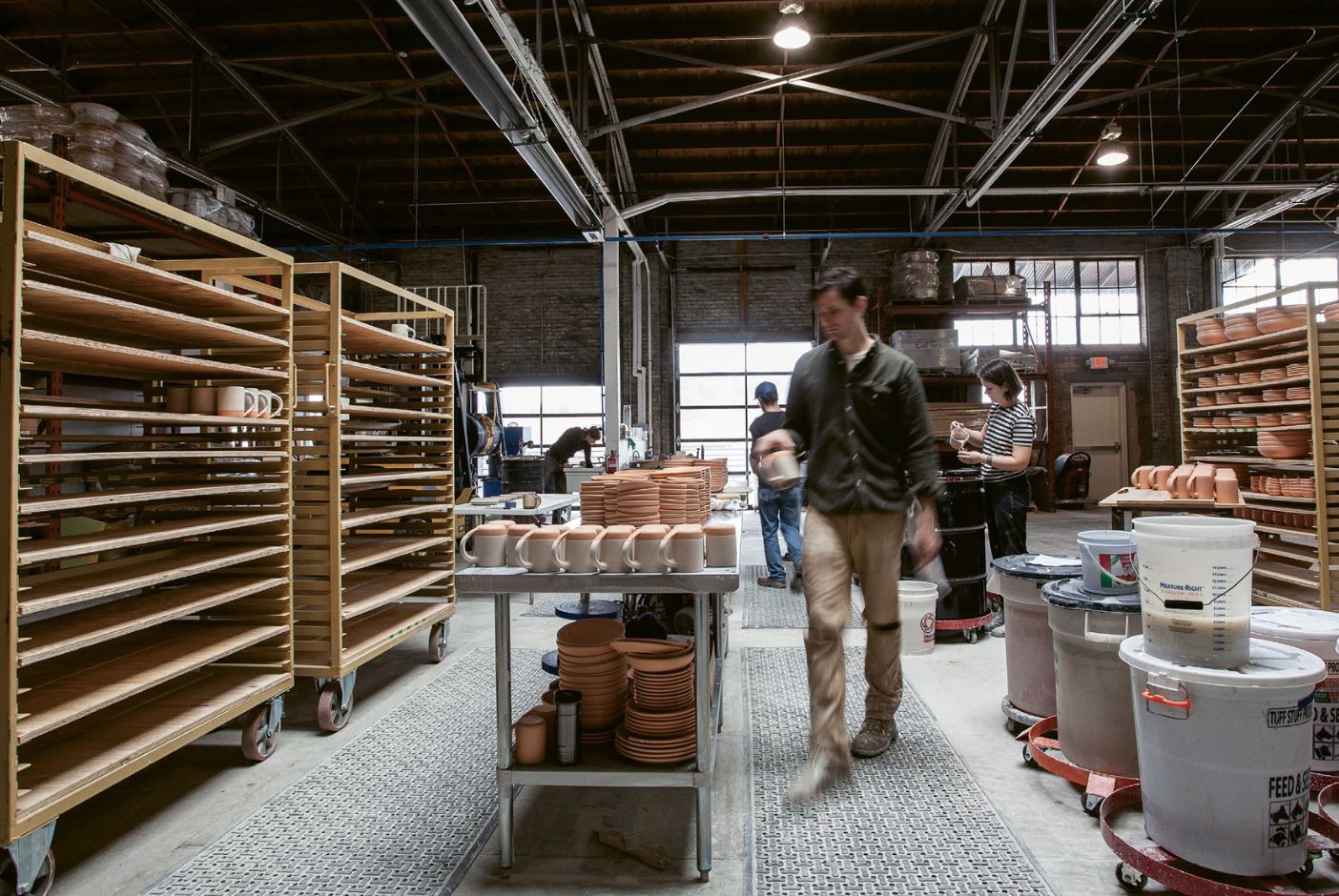 The team at East Fork in Asheville making things happen in their open workspace. Article by Paul Clark. Photography by Jennifer Cole.