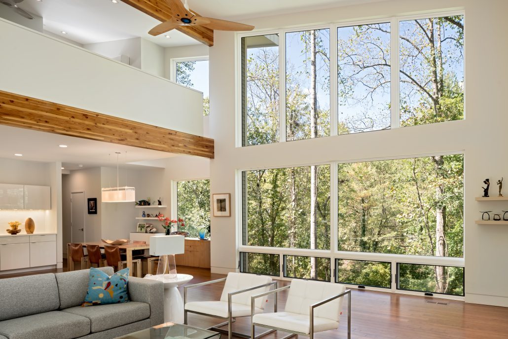 Red Tree Builders’ Modern Mountain Home near Asheville, NC.
