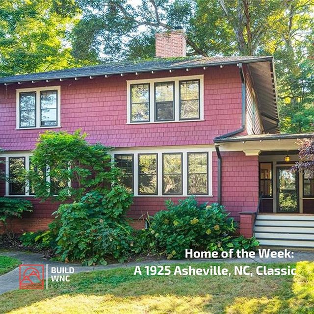 The newsletter is out this morning and we're pretty excited about our Home of the Week. It's a true Asheville classic. Plus, learn about mountain lots in WNC and how to go about finding the right one. 🔗 in profile. ⠀
.⠀
.⠀
From the listing:⠀
⠀
The H