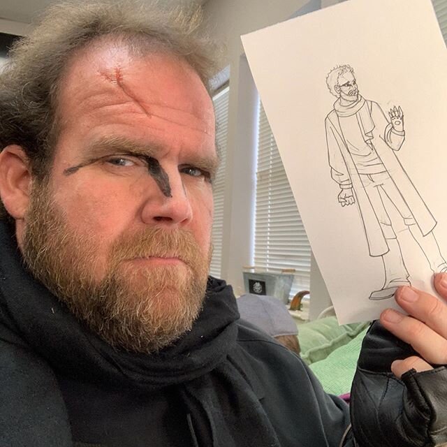 Get to play this asshole one last time. #macbeth And thanks to Isabell Moon for the sketch! Going to miss the fantastic cast and creative team.