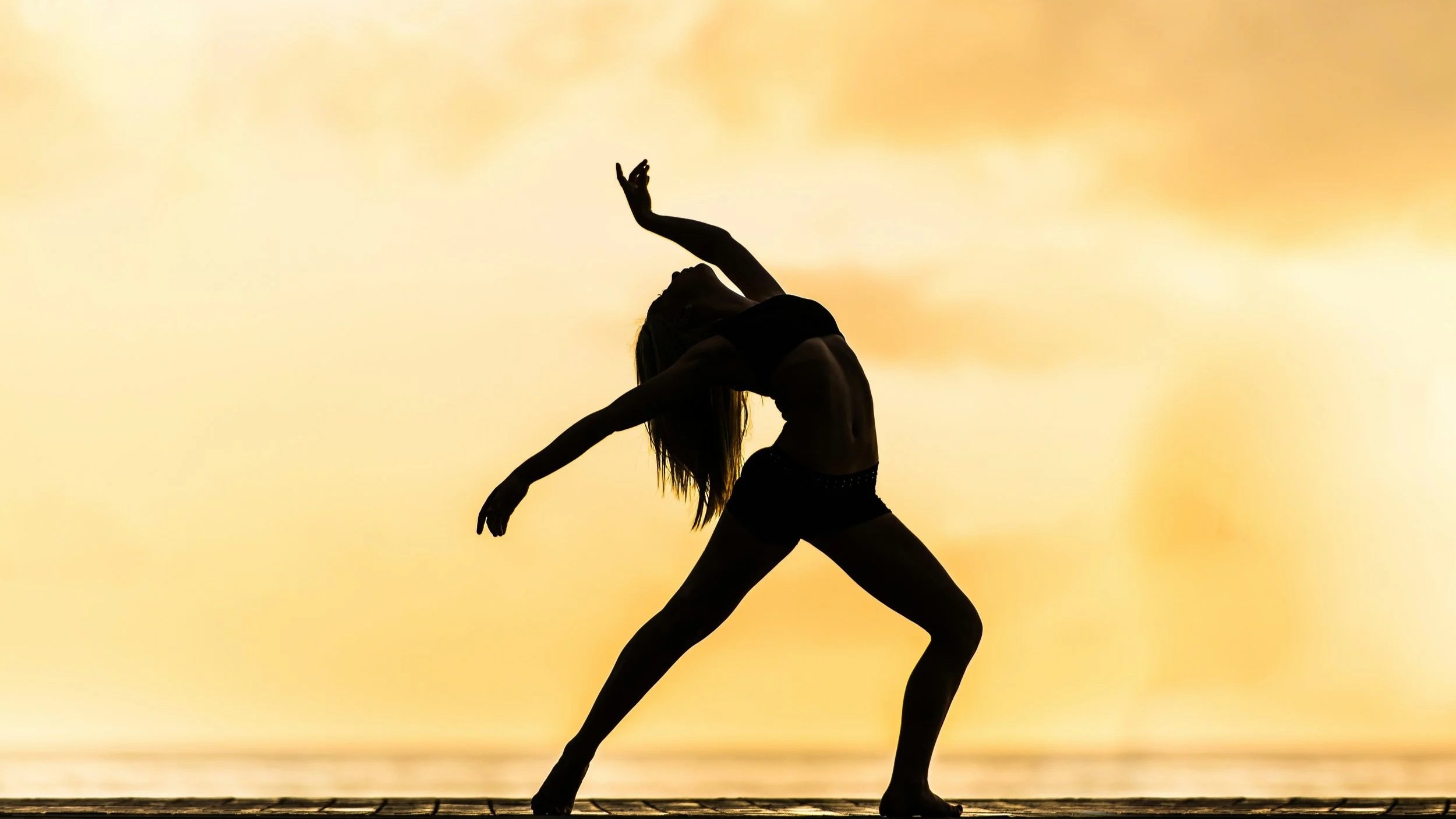 a woman moving showing embodiment techniques