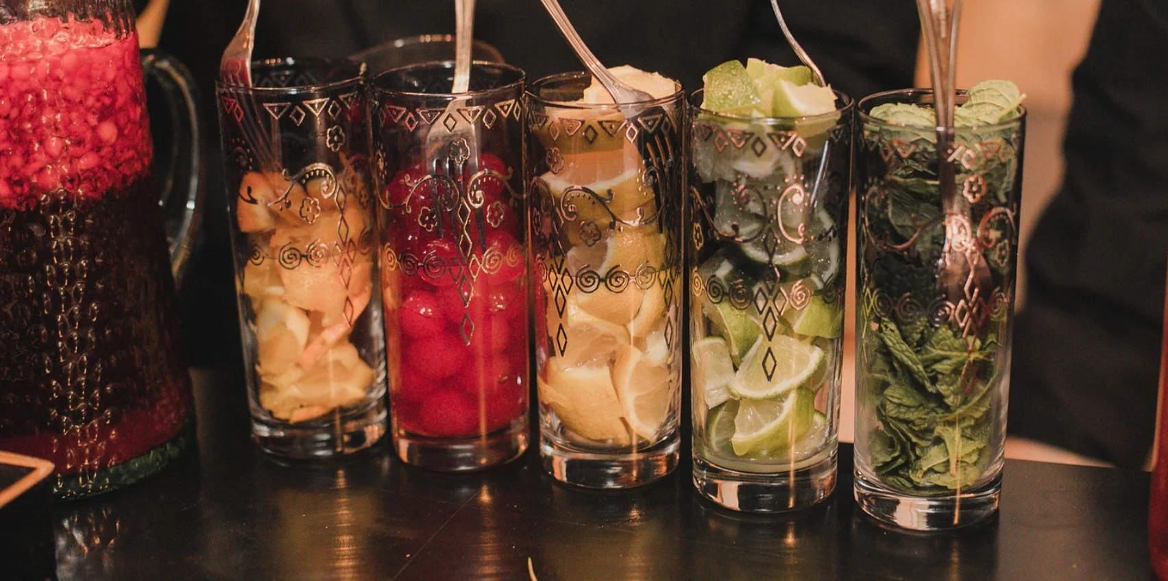Preparing for cocktail party