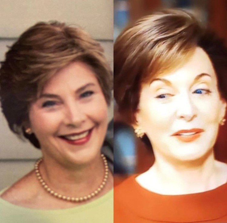 Kathleen Garrett plays Laura Bush in Showtime's THE FIRST LADY