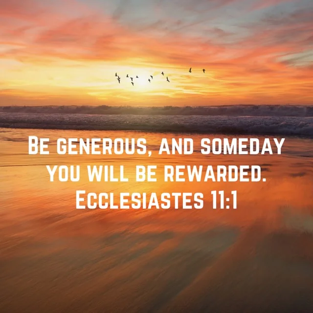 Be Generous