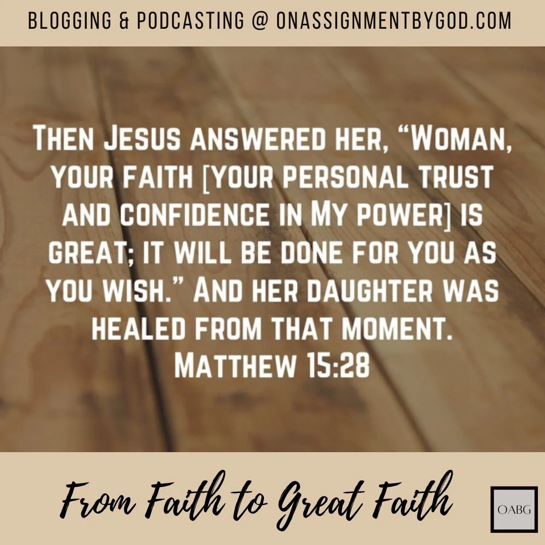 From Faith to Great Faith