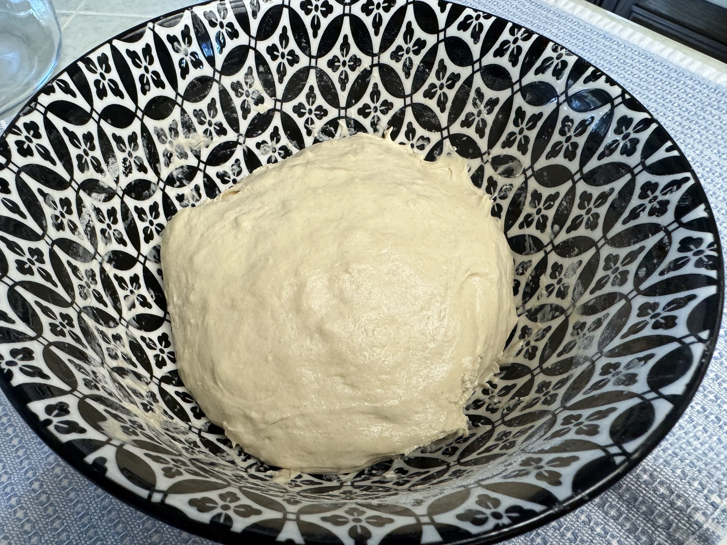 Einkorn sourdough in bowl