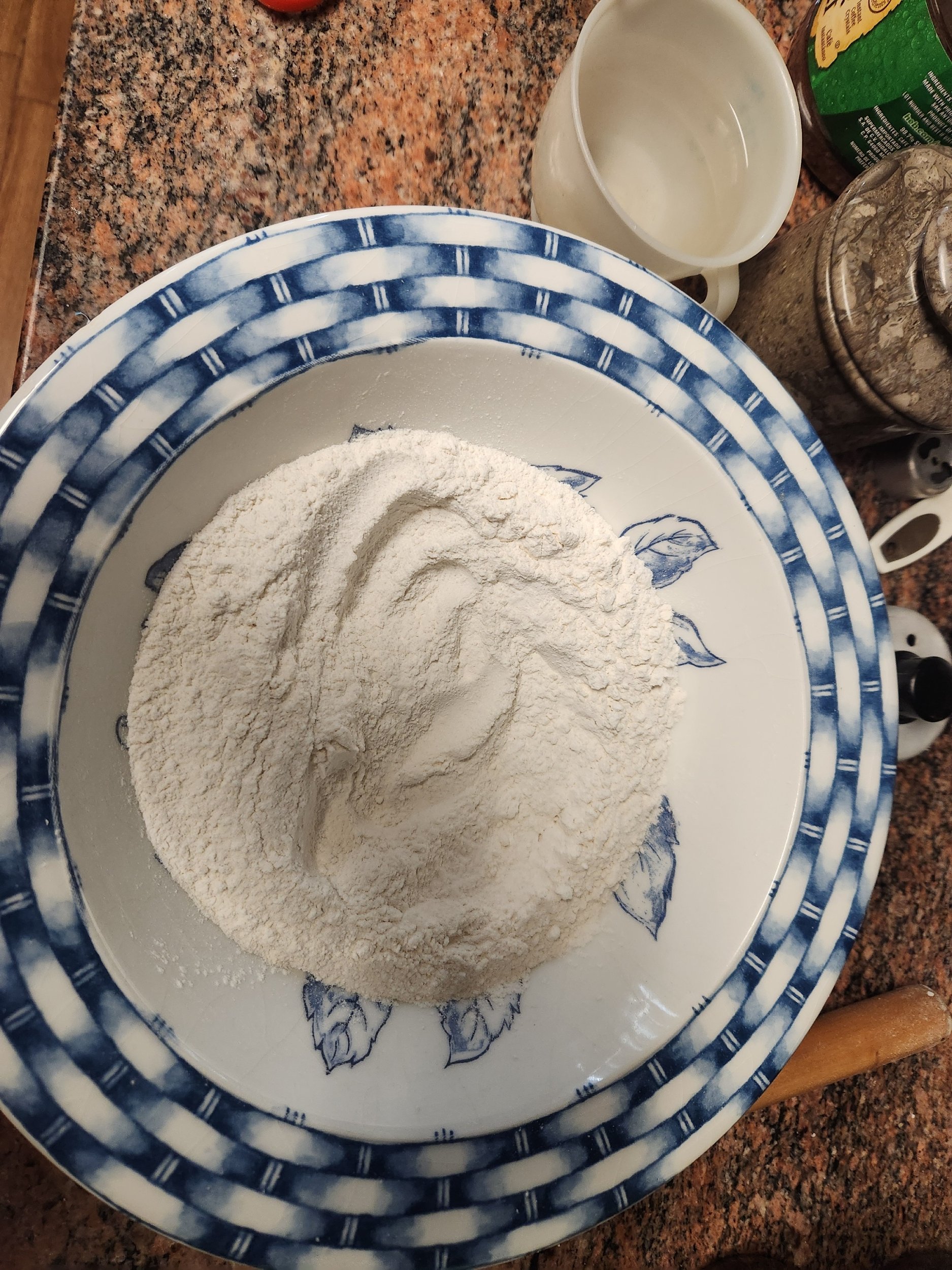 Bowl with flour