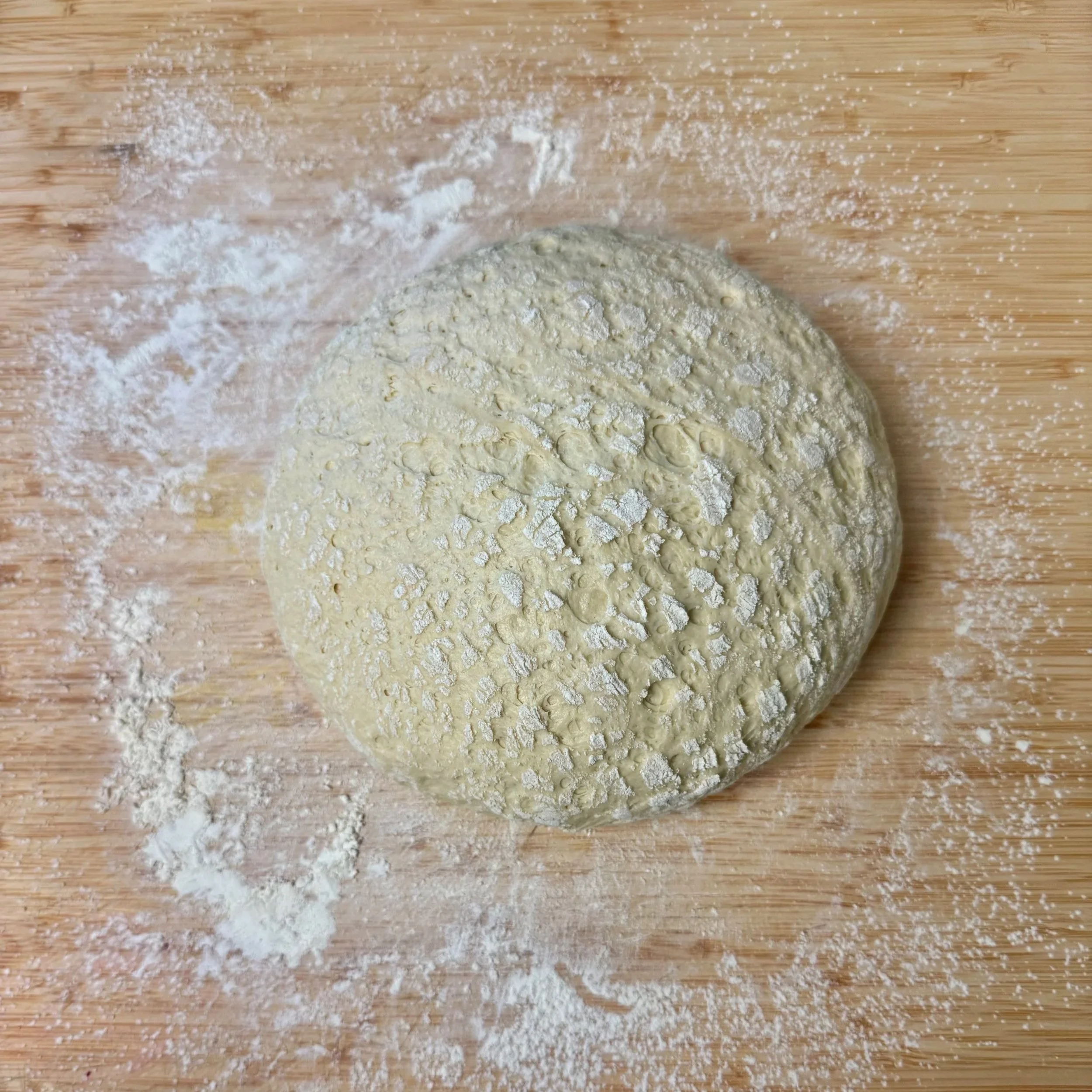 Einkorn sourdough shaping