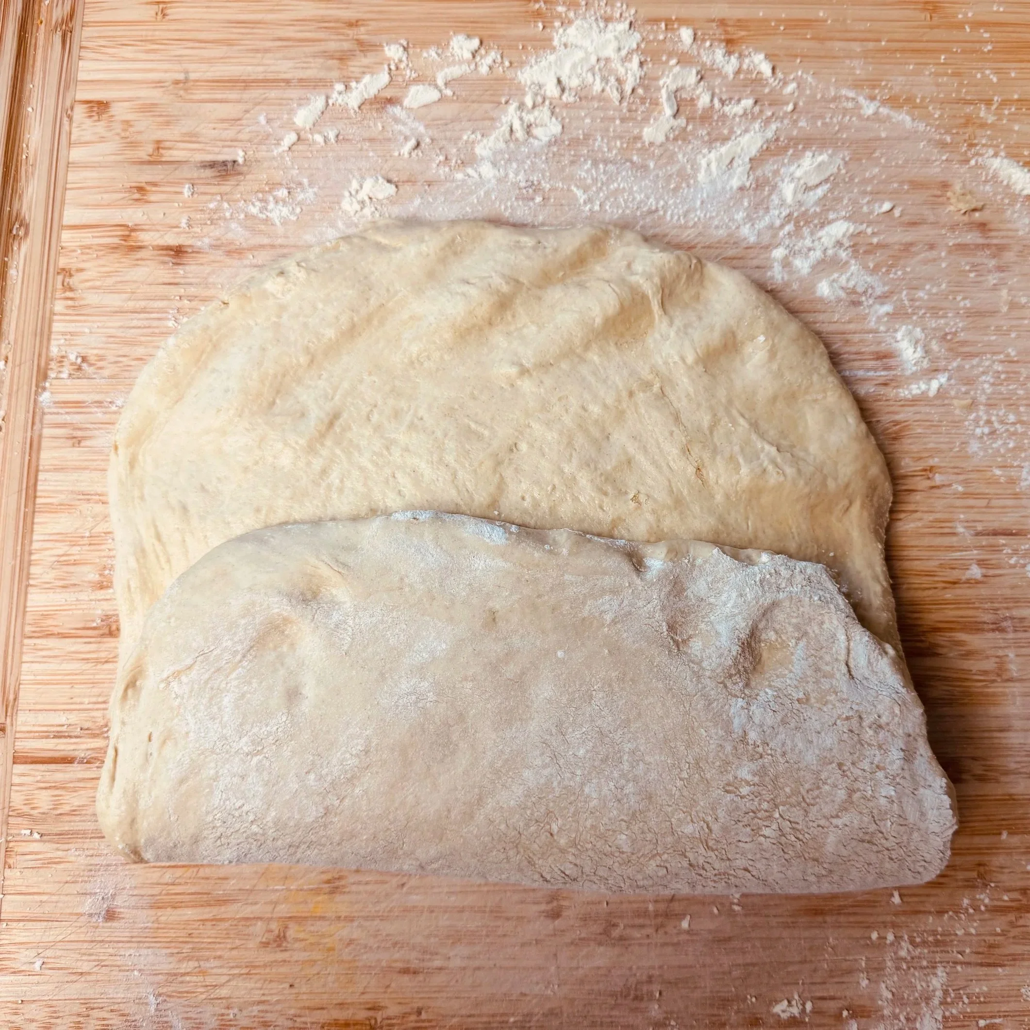 Einkorn sourdough shaping
