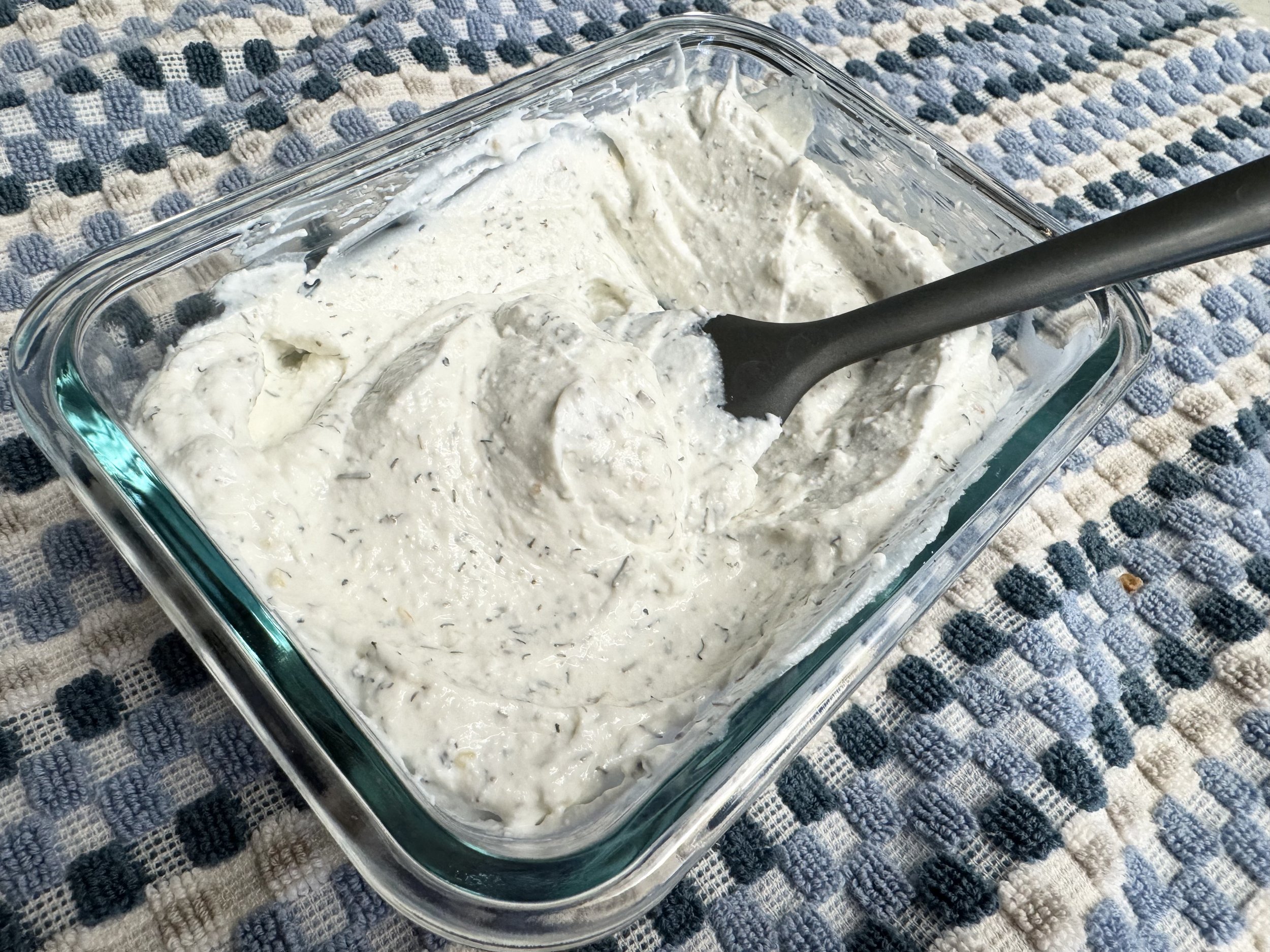 Milk kefir herb dip
