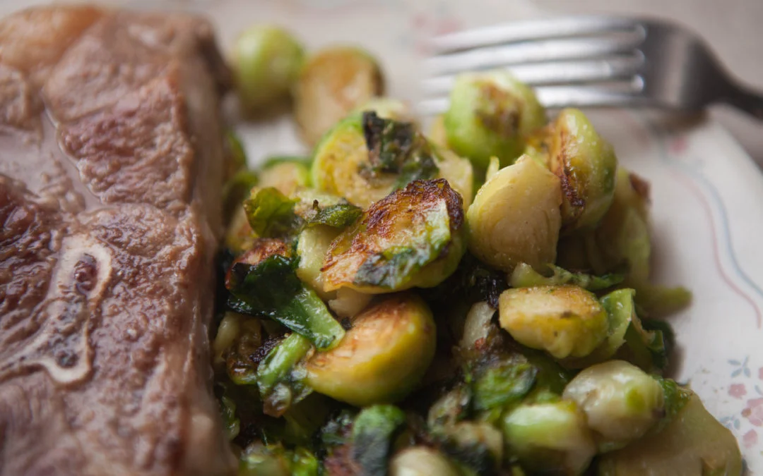 Cast Iron Roasted Brussels Sprouts — Be Well Clinic