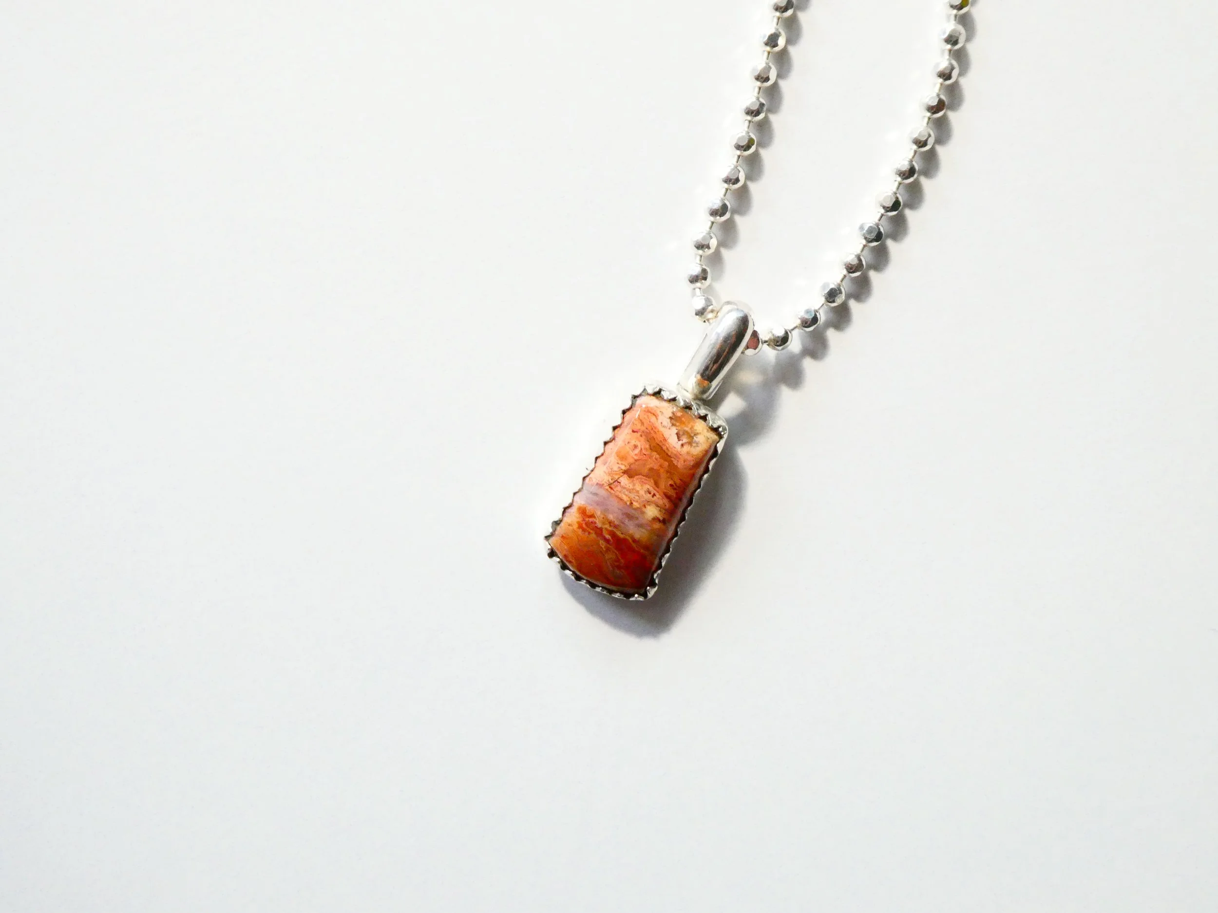 Beach Agate Necklace #3