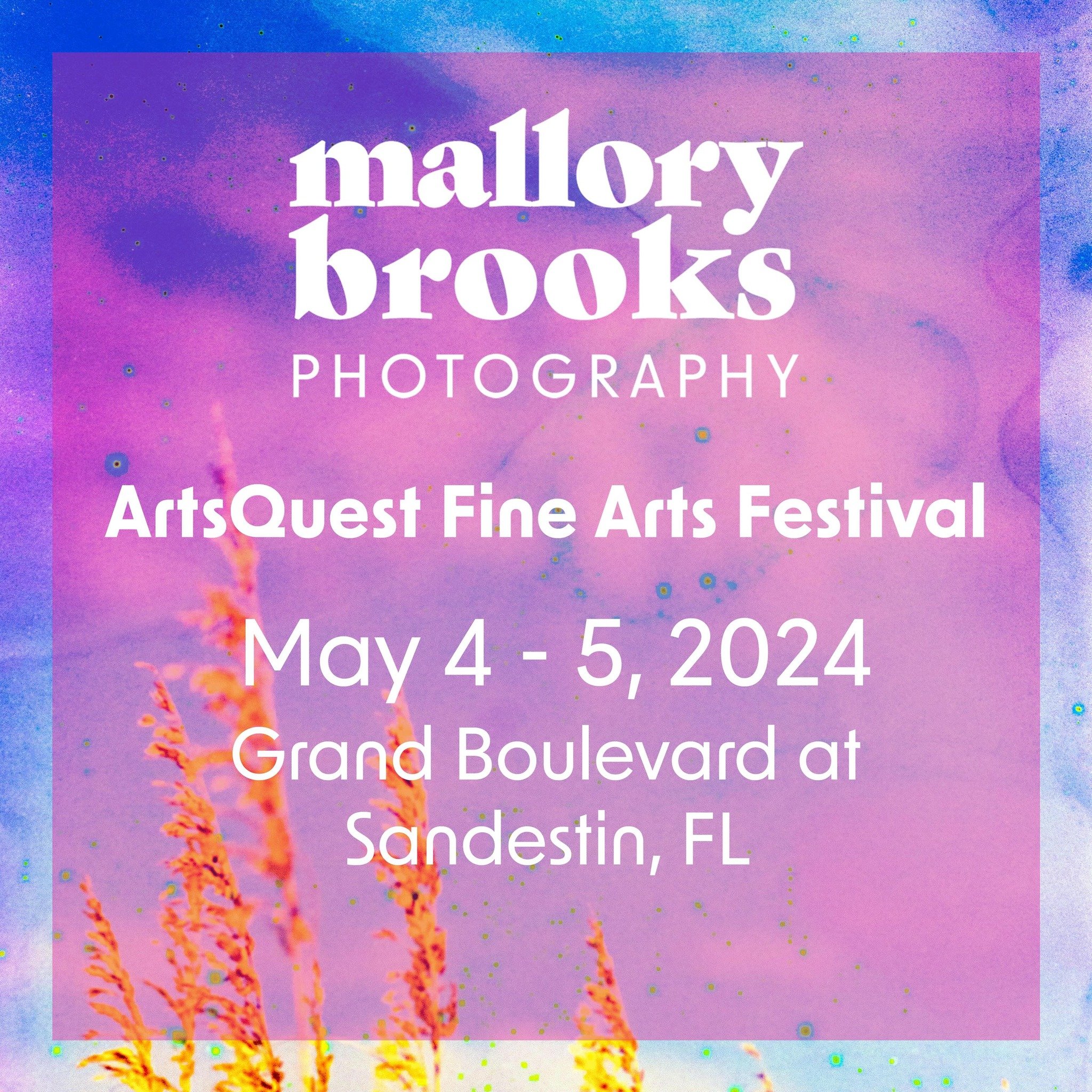 Coming off a wonderful weekend at @inmanparkfest into prep for this weekend&rsquo;s ArtsQuest Fine Arts Festival in Destin! Thank you so much to everyone who stopped by to browse or shop, I enjoyed sharing my art with so many new and familiar faces :