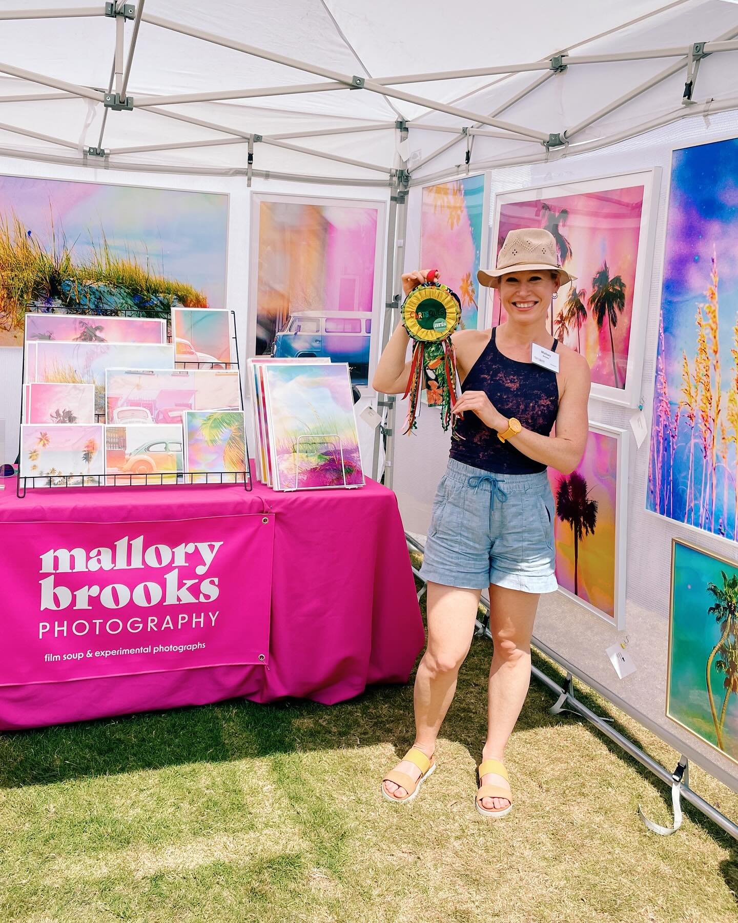 It&rsquo;s Day 2 of @culturalartsalliance ArtsQuest Fine Arts Festival at @grandboulevard Sandestin! Honored to have received an Award of Merit!!! I&rsquo;ll be out here until 5pm on this beautiful Cinco de Mayo 🎉