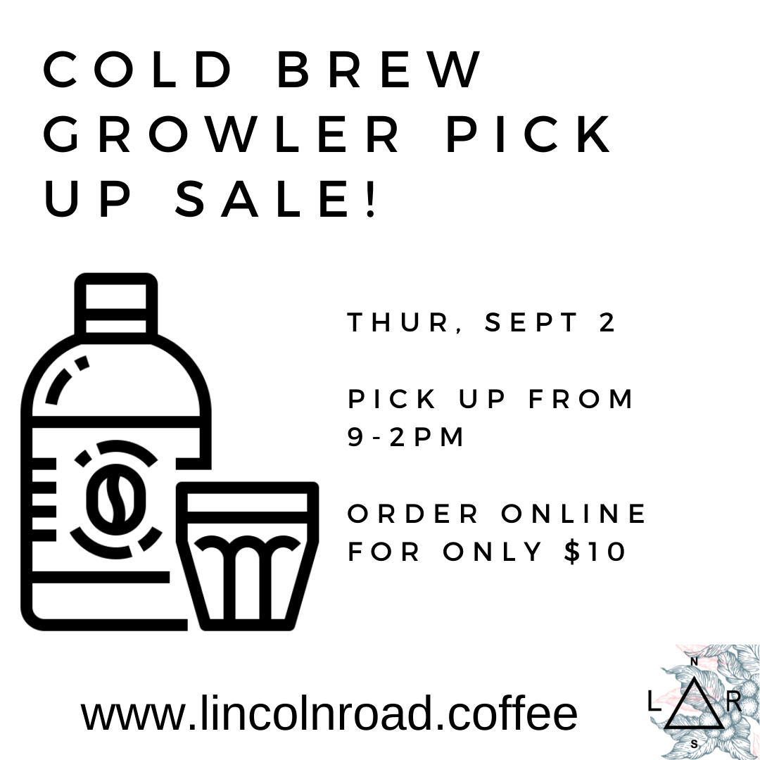 Lincoln Road Cold Brew Pick Up Sale