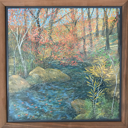 Red-Leaves-Floating-on-Moving-Water,-egg-tempera,-14x14-.png