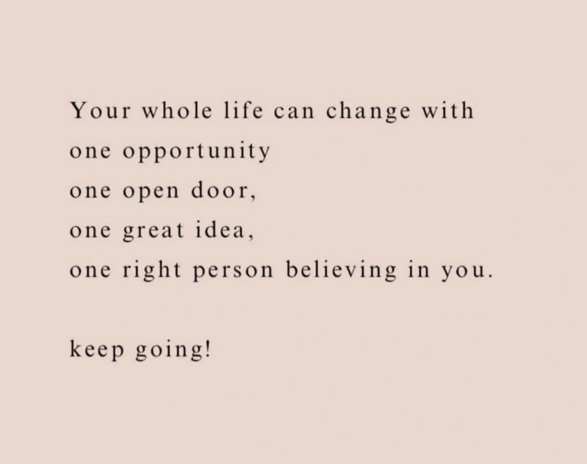 Keep going! ✨🩵