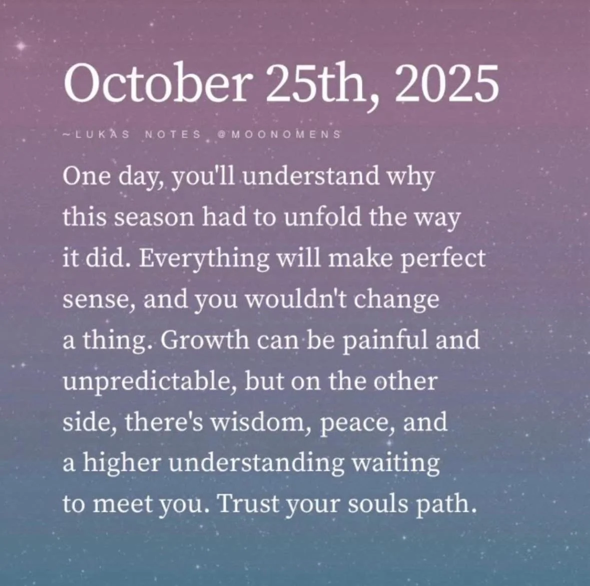 Trust your path. 🩵✨